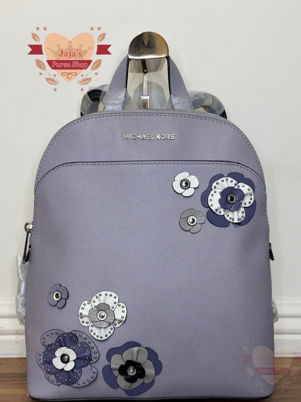 💜Michael kors Floral Saffiano Leather Backpack💜